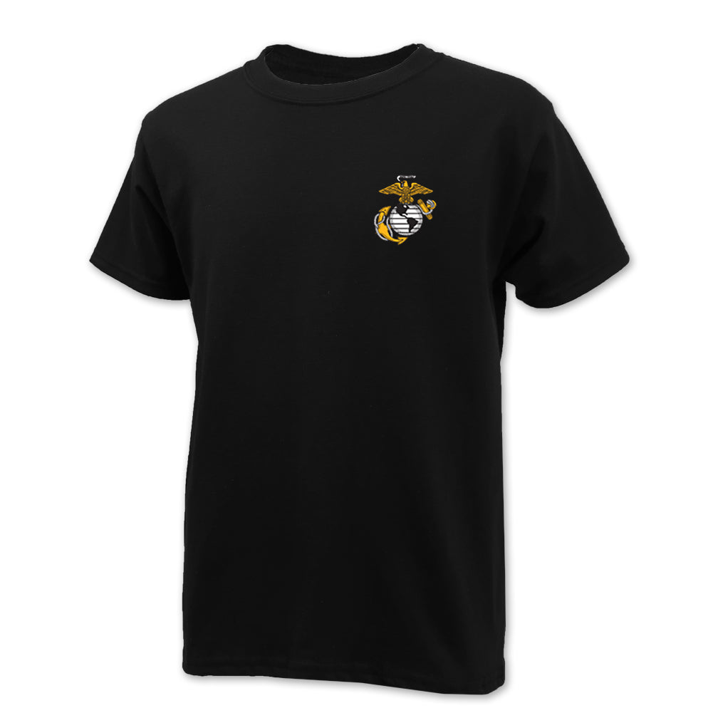 Marines Youth EGA Left Chest Logo T