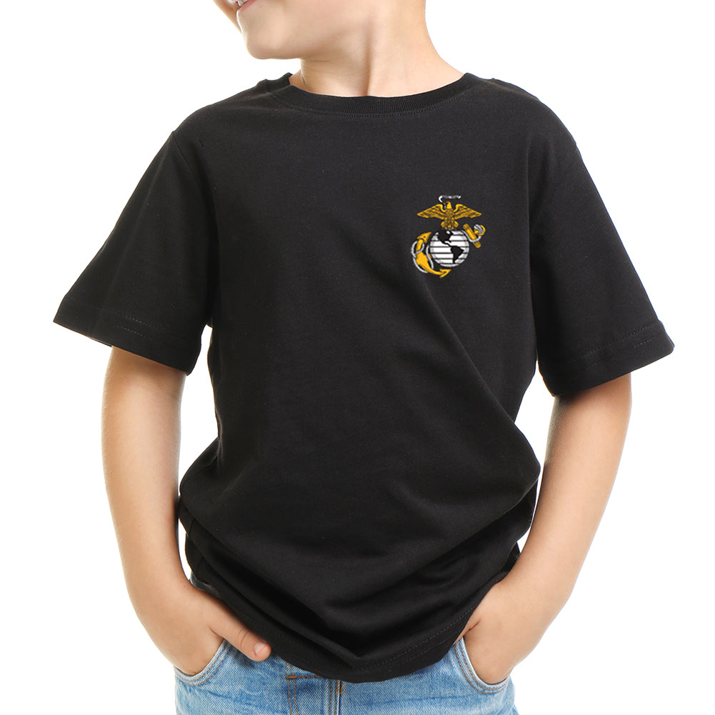 Marines Youth EGA Left Chest Logo T