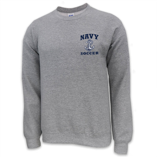 Navy Anchor Soccer Crewneck