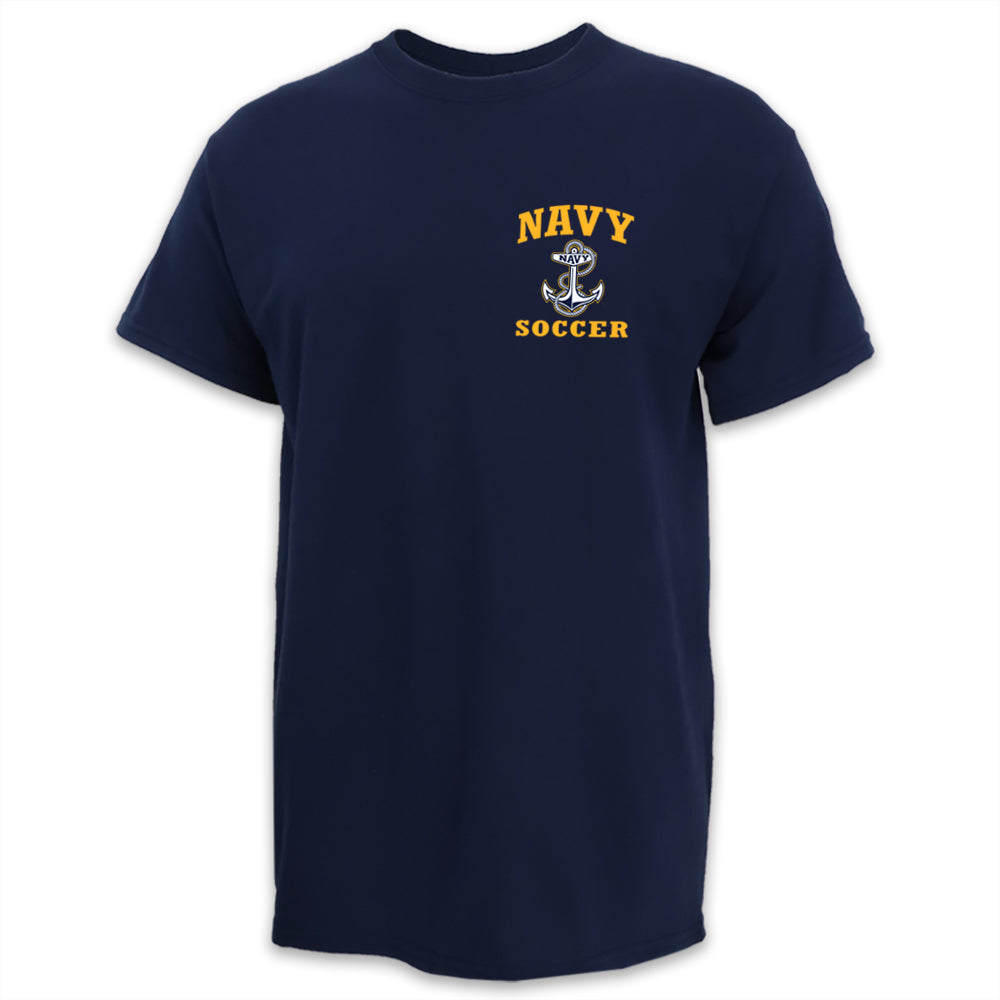 Navy Anchor Soccer T-Shirt