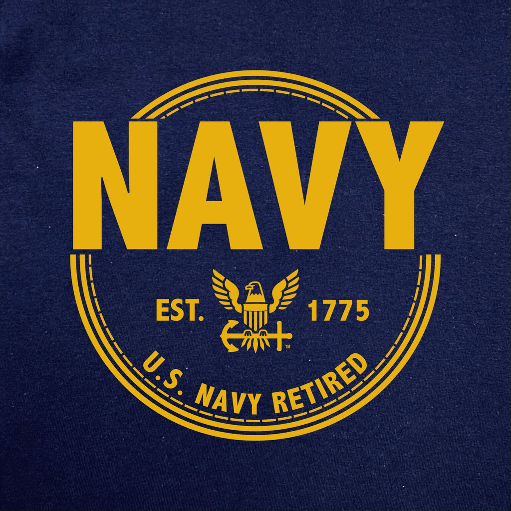 Navy Retired T-Shirt