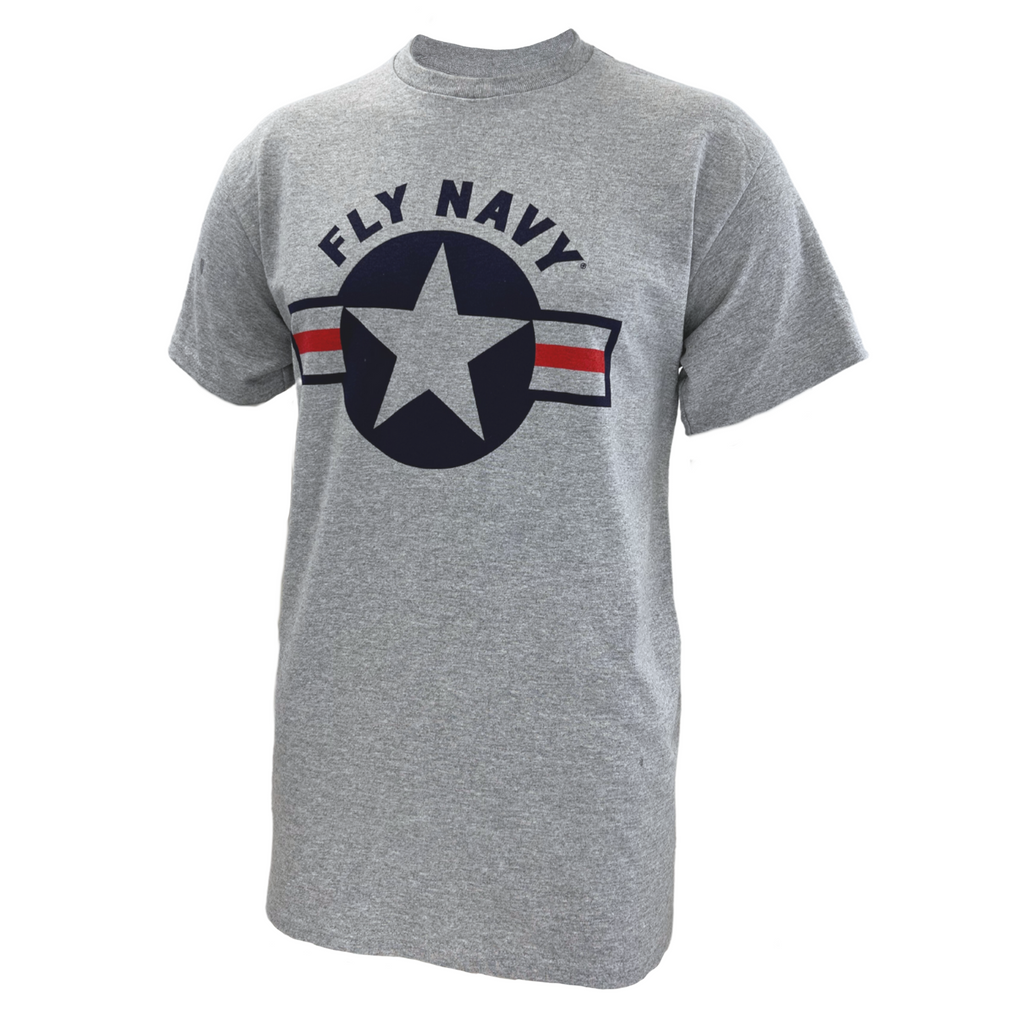 Navy Fly Navy T-Shirt (Grey)