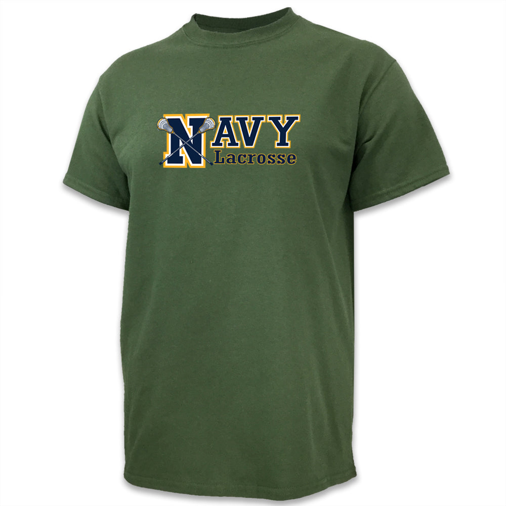 Navy Lacrosse Sport T-Shirt