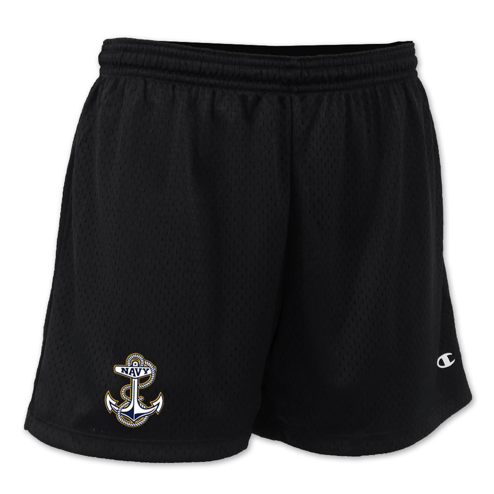 Navy Champion Ladies Anchor Mesh Short