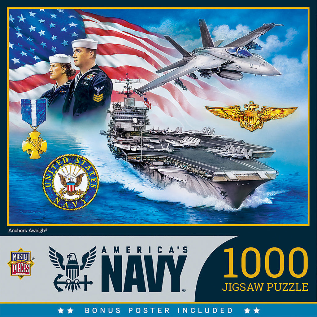 US Navy Forged by the Sea 1000Pc Puzzle