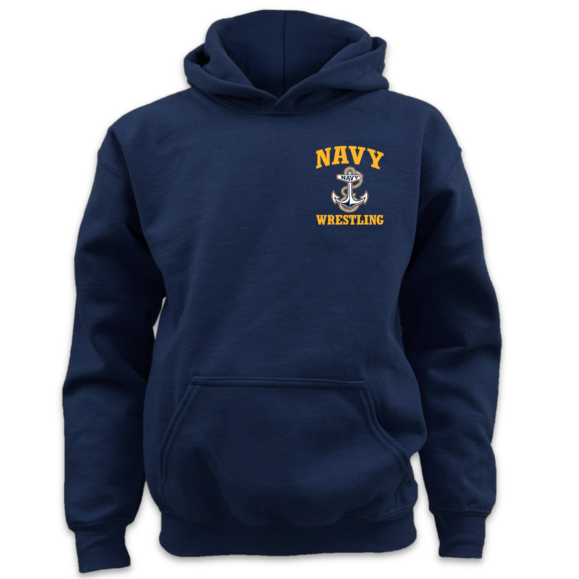 Navy Youth Anchor Wrestling Hood