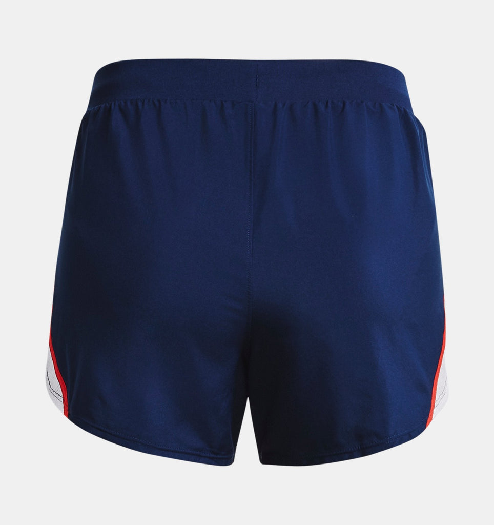 Under Armour Ladies Freedom Fly By Shorts (Navy)