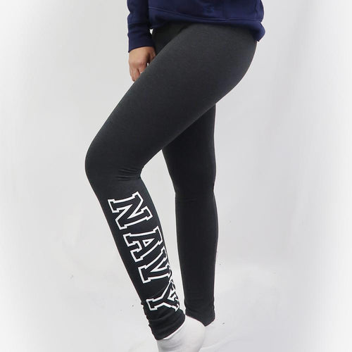 Navy Ladies Love 'Em Longer Leggings (Charcoal)