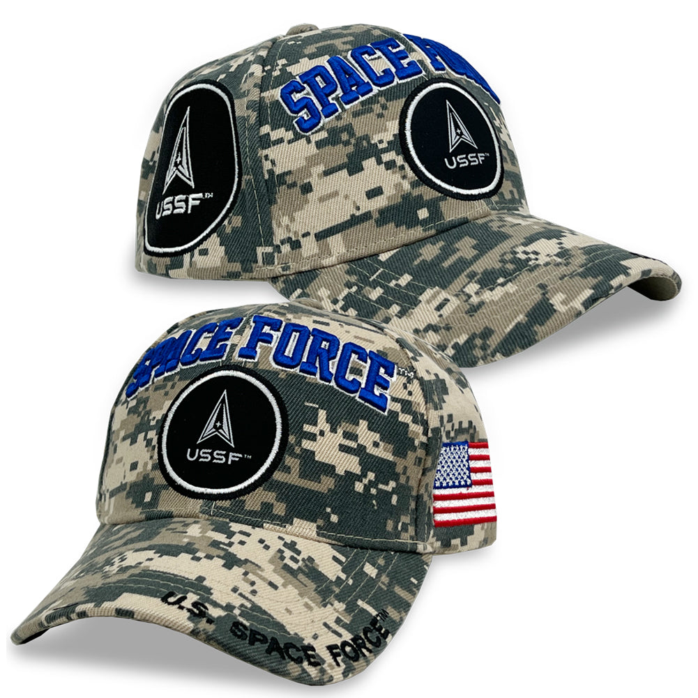 Space Force Digital Pride Hat (Camo)