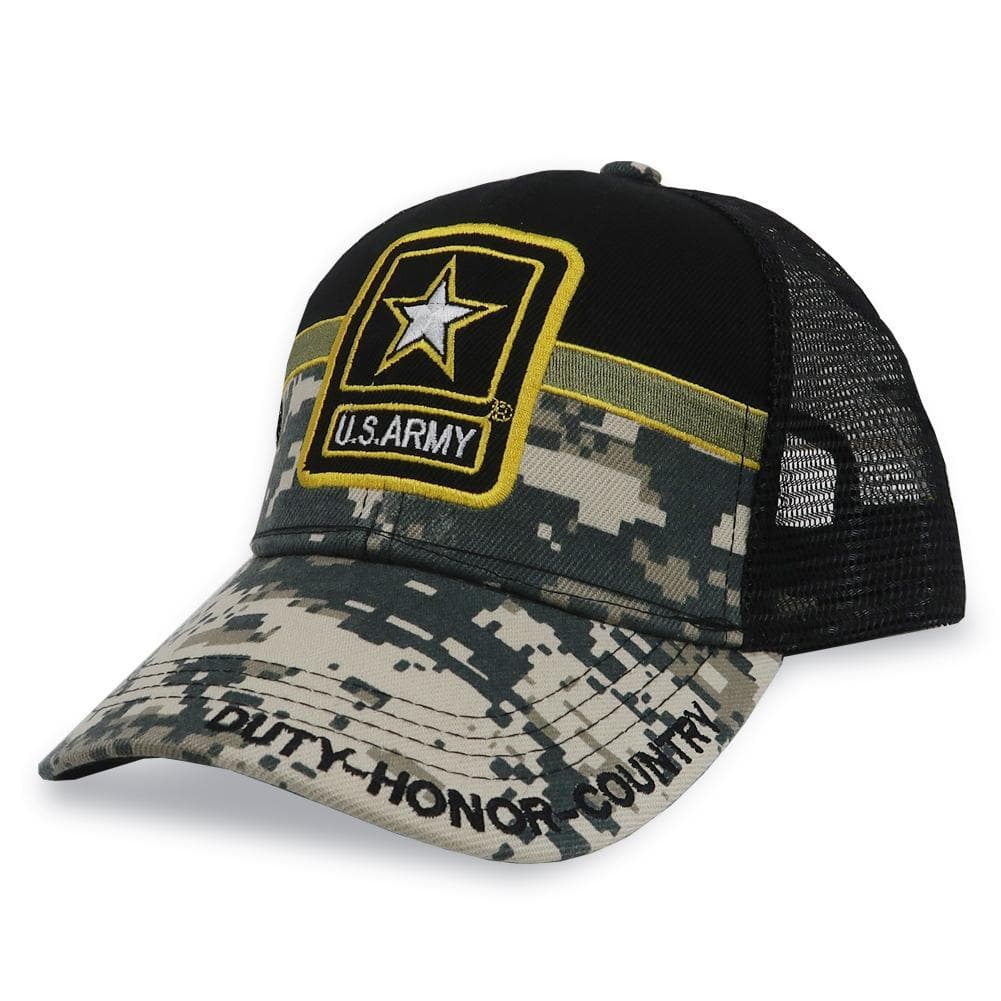 Army Medal Of Honor Snapback Hat (Camo)