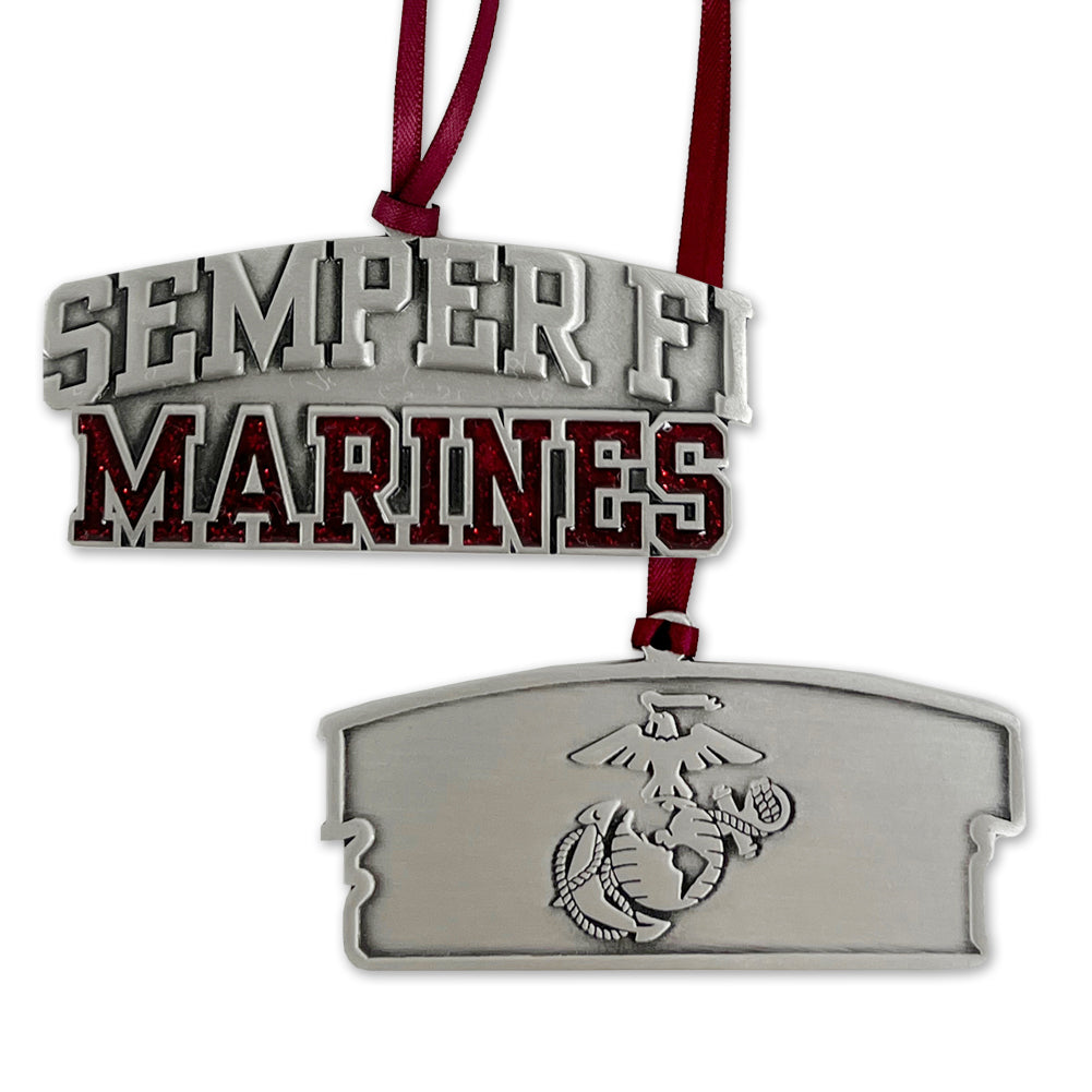 Marine Semper Fi Pewter Ornament