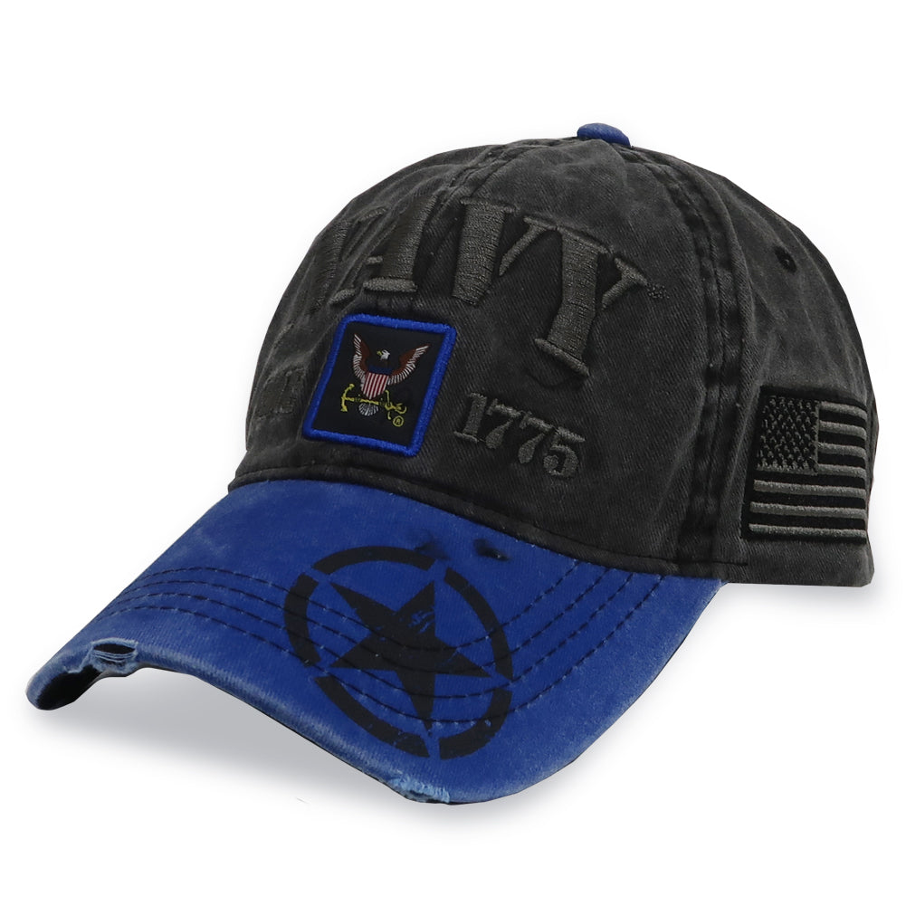 Navy Retro Zero Dark Hat (Grey)