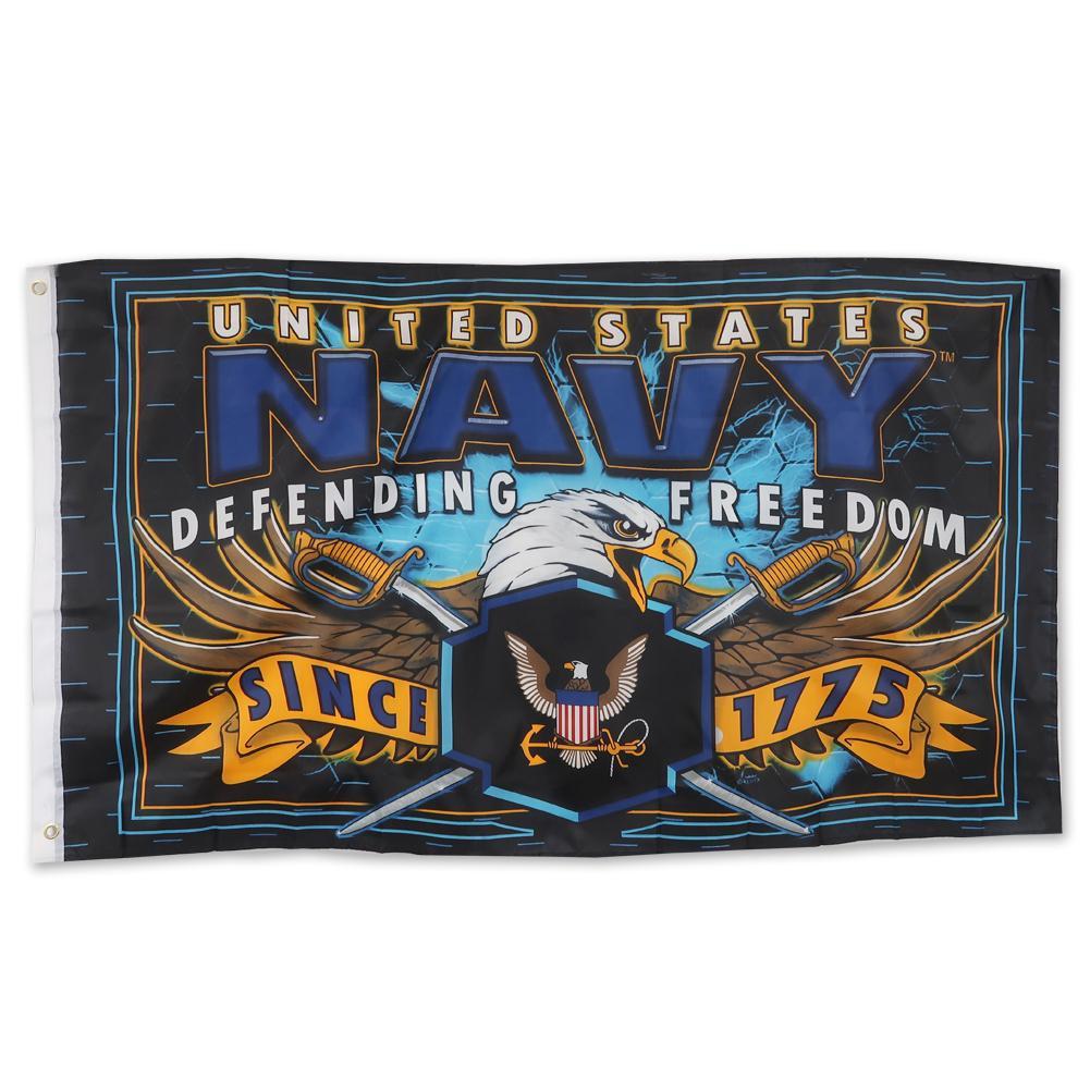 United States Navy Defending Freedom Strike Force Flag (3'x5')