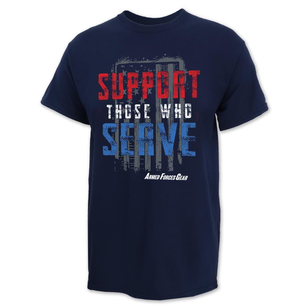 Support Those Who Serve T-Shirt (Navy)