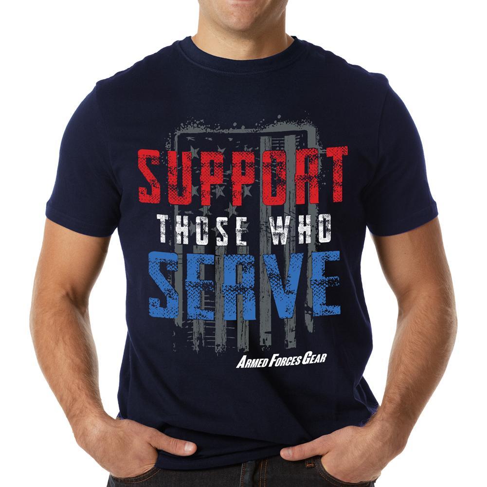 Support Those Who Serve T-Shirt (Navy)