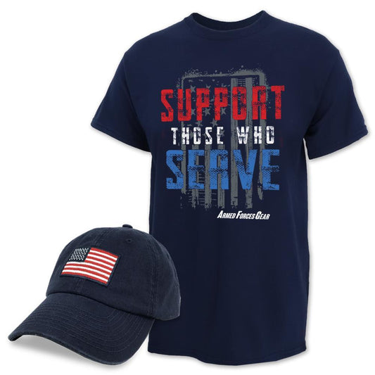 2021 Support Hat & Tee Combo (Navy)