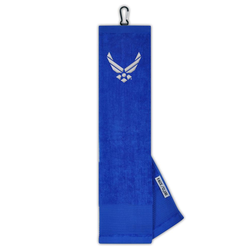 Air Force Wings Face/Club Towel (Royal)