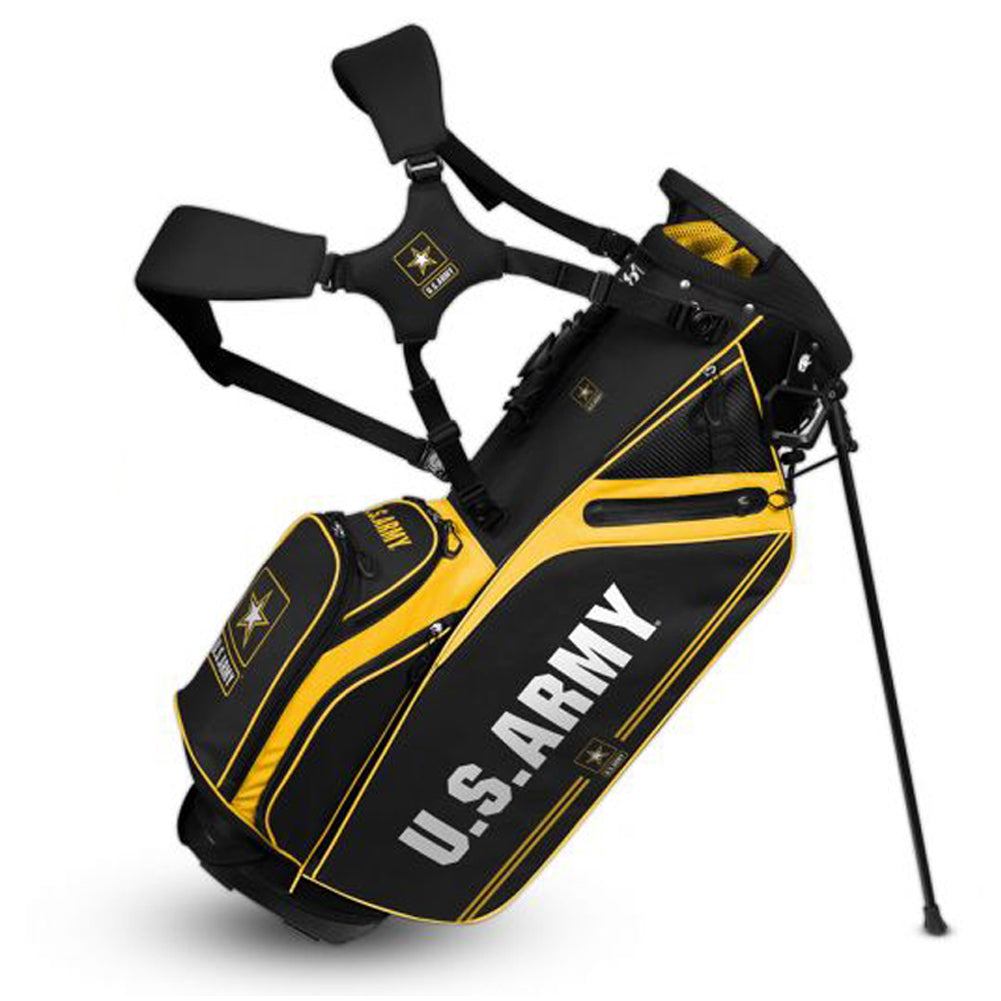 U.S. Army Golf Bag Caddy (Black/Gold)