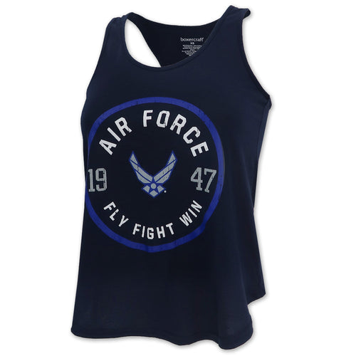 Air Force Ladies Essential Racerback Tank (Navy)