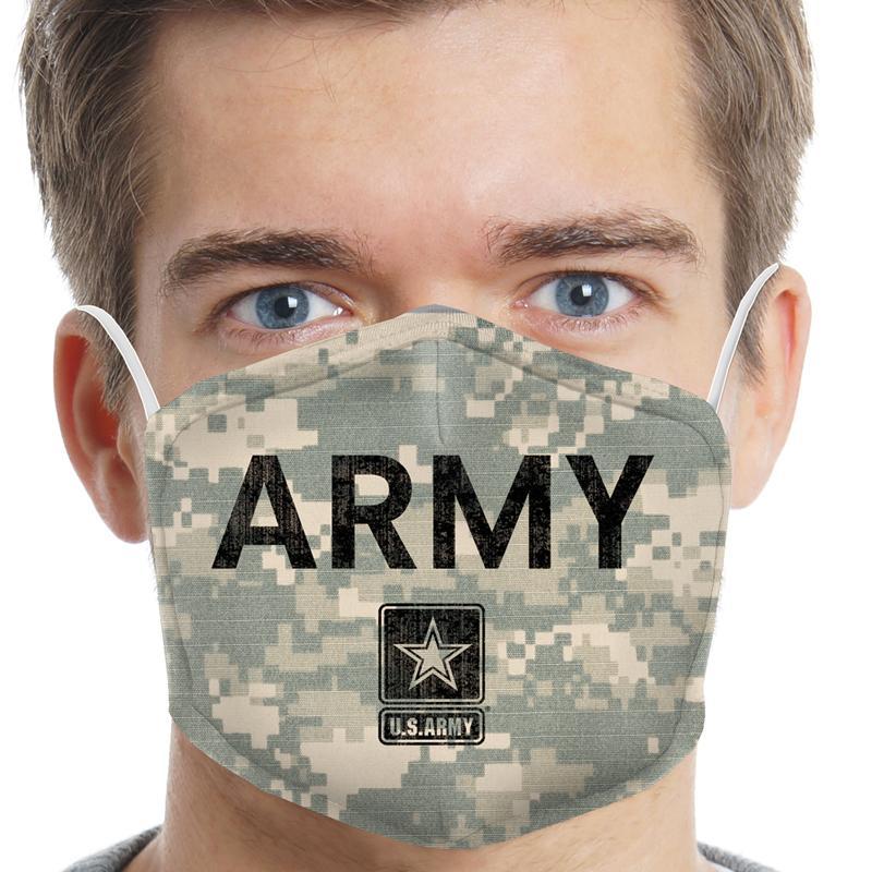 Army Star PT Digital Camo Face Mask (Camo)-Single or 3 Pack