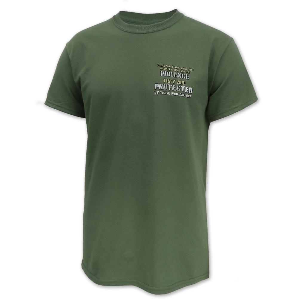 They Are Protected Eagle T-Shirt (OD Green)