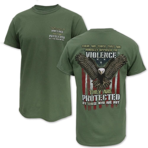 They Are Protected Eagle T-Shirt (OD Green)