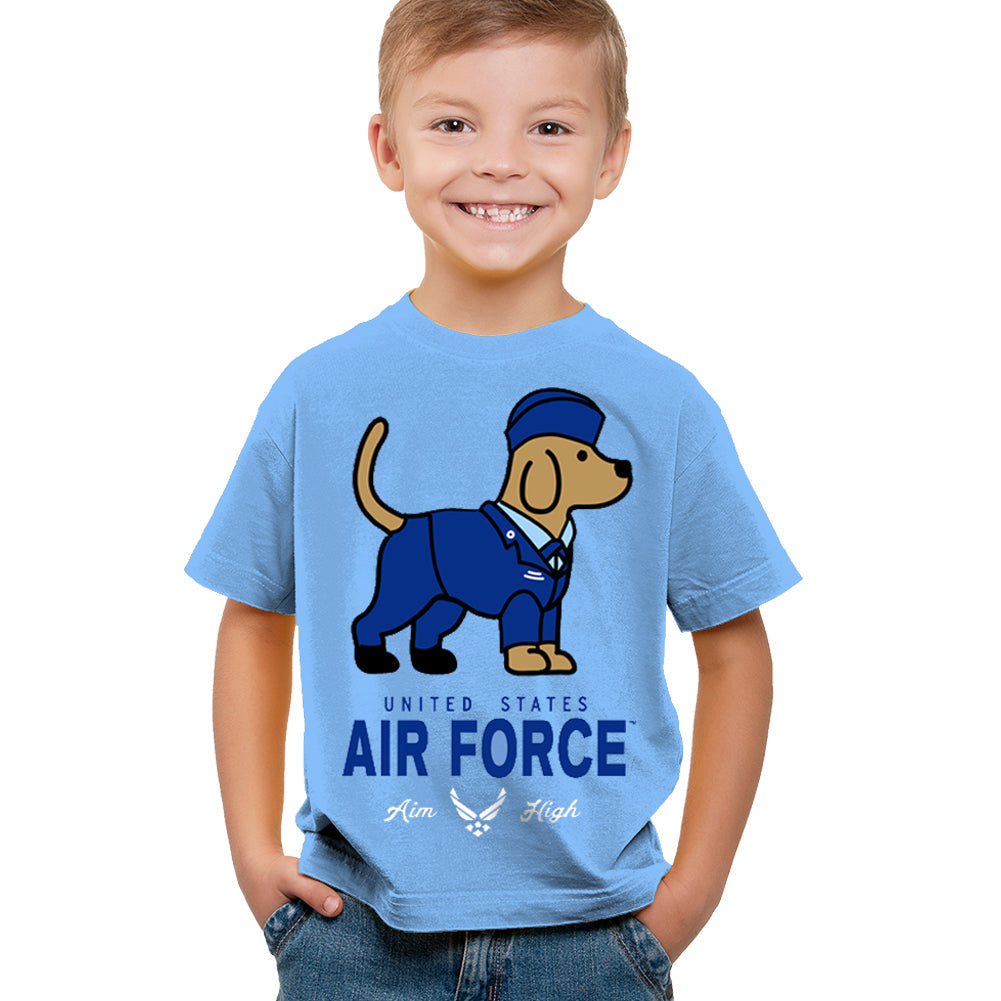 United States Air Force Pup Youth T-Shirt (Blue)