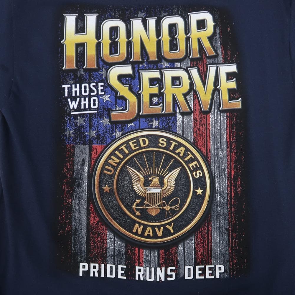 Navy Honor Those Who Serve Seal T-Shirt (Navy)