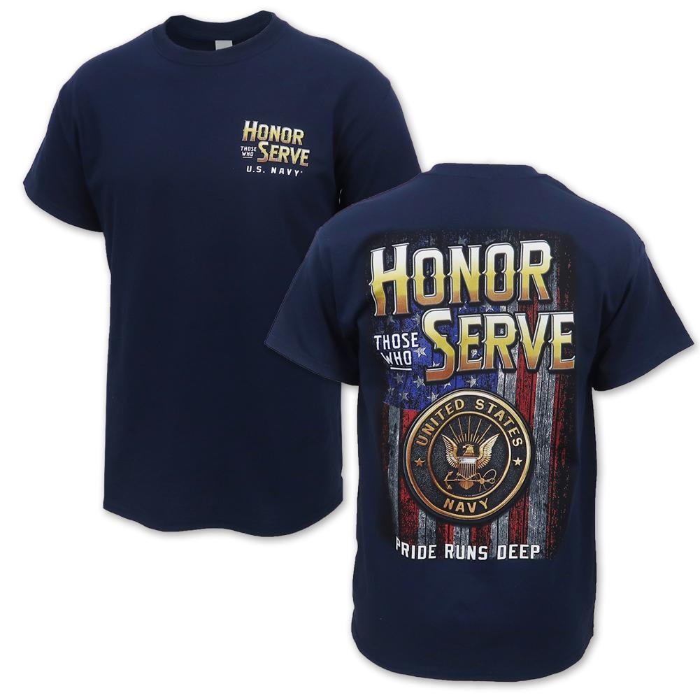 Navy Honor Those Who Serve Seal T-Shirt (Navy)