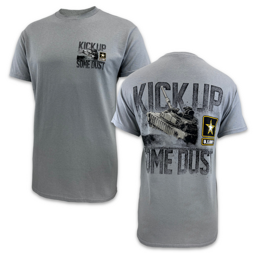 Army Kick Up Some Dust T-Shirt (Gravel)