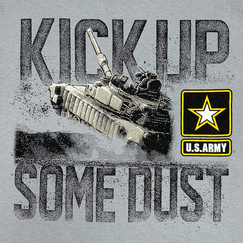 Army Kick Up Some Dust T-Shirt (Gravel)