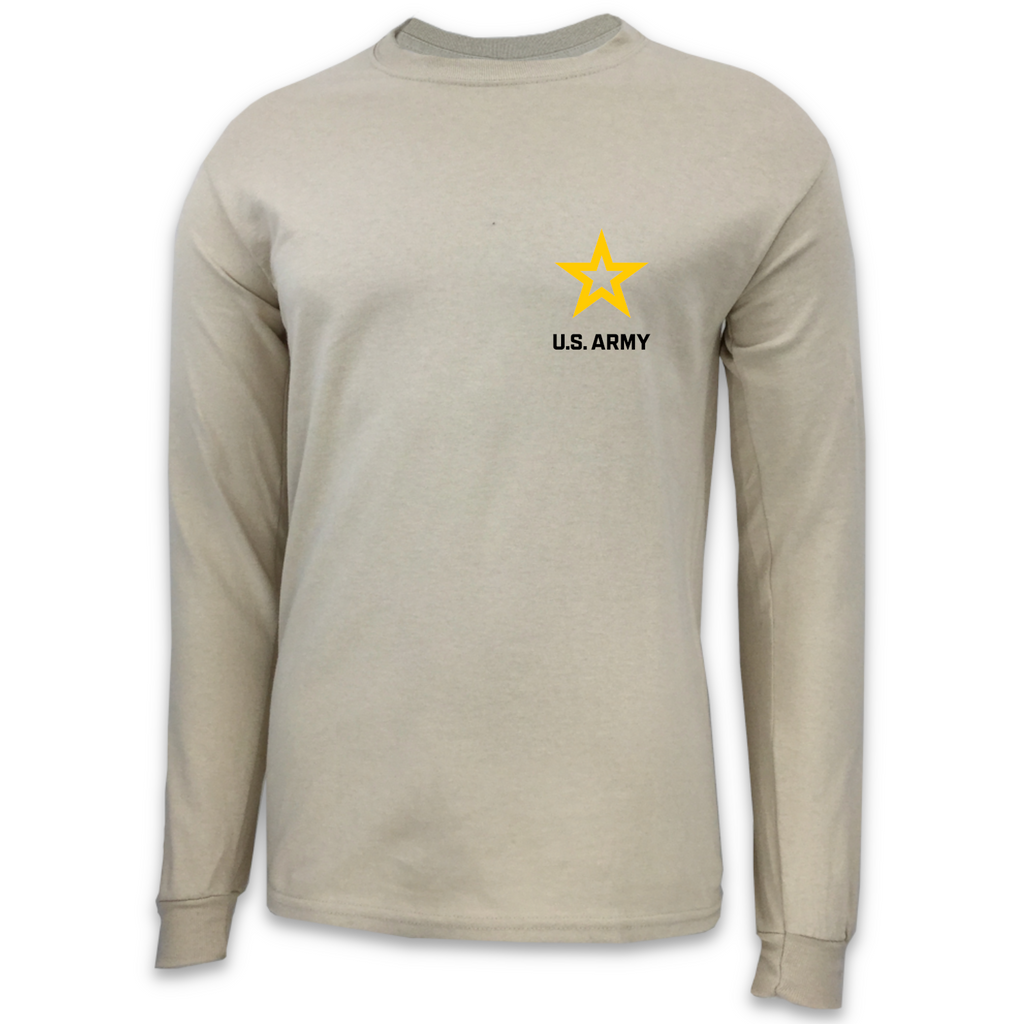 Army Star Left Chest Long Sleeve