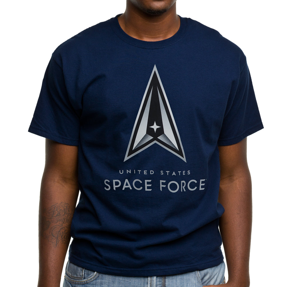 United States Space Force Logo T-Shirt (Navy)