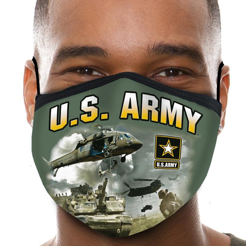 U.S. Army Action Face Mask (OD Green)-Single or 3 Pack