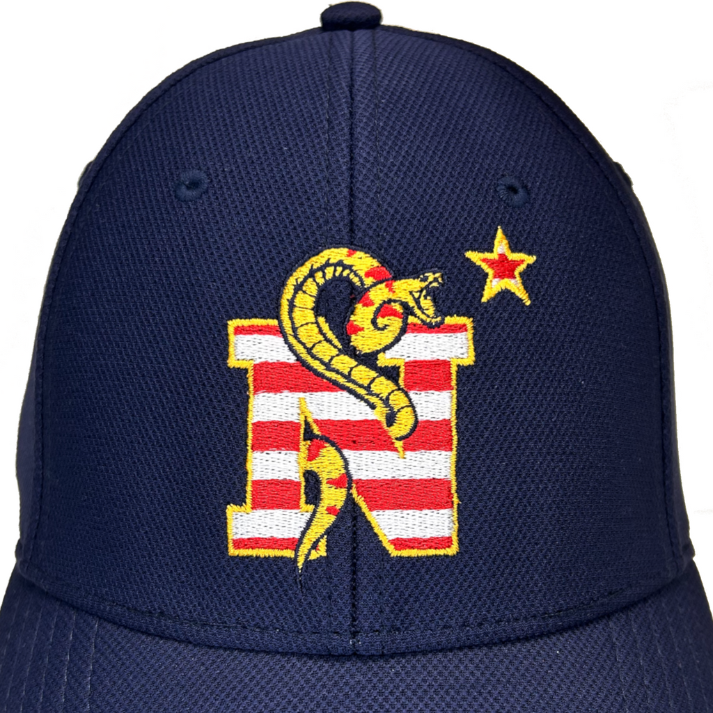 Navy Under Armour Jack Flag Fitted Hat