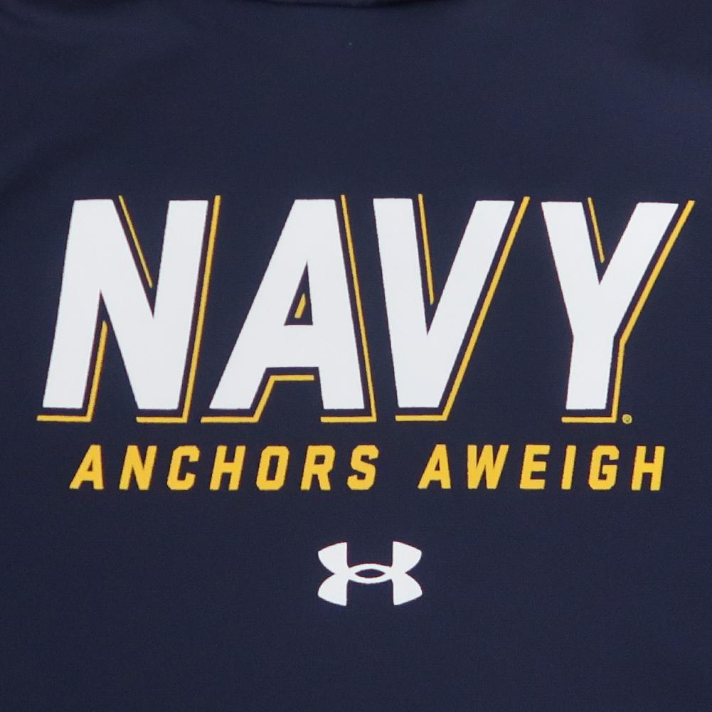 Navy Under Armour 2C Anchors Aweigh Tech T-Shirt (Navy)