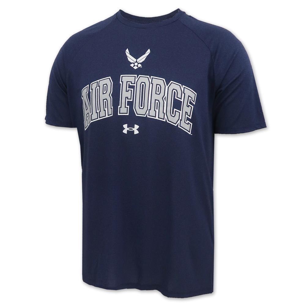 Air Force Under Armour 2C Hi-Tech Novelty T-Shirt (Navy)