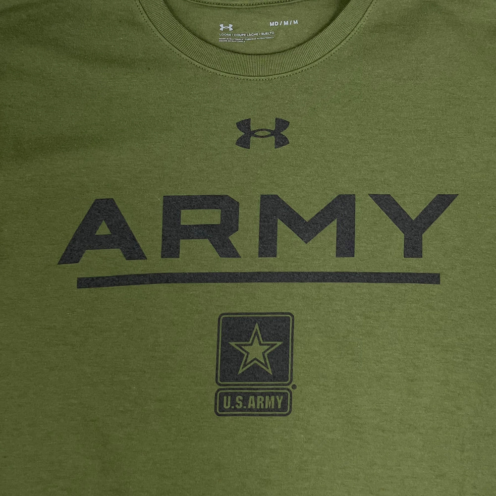 U.S. Army Star Under Armour Performance Cotton T-Shirt (OD Green)