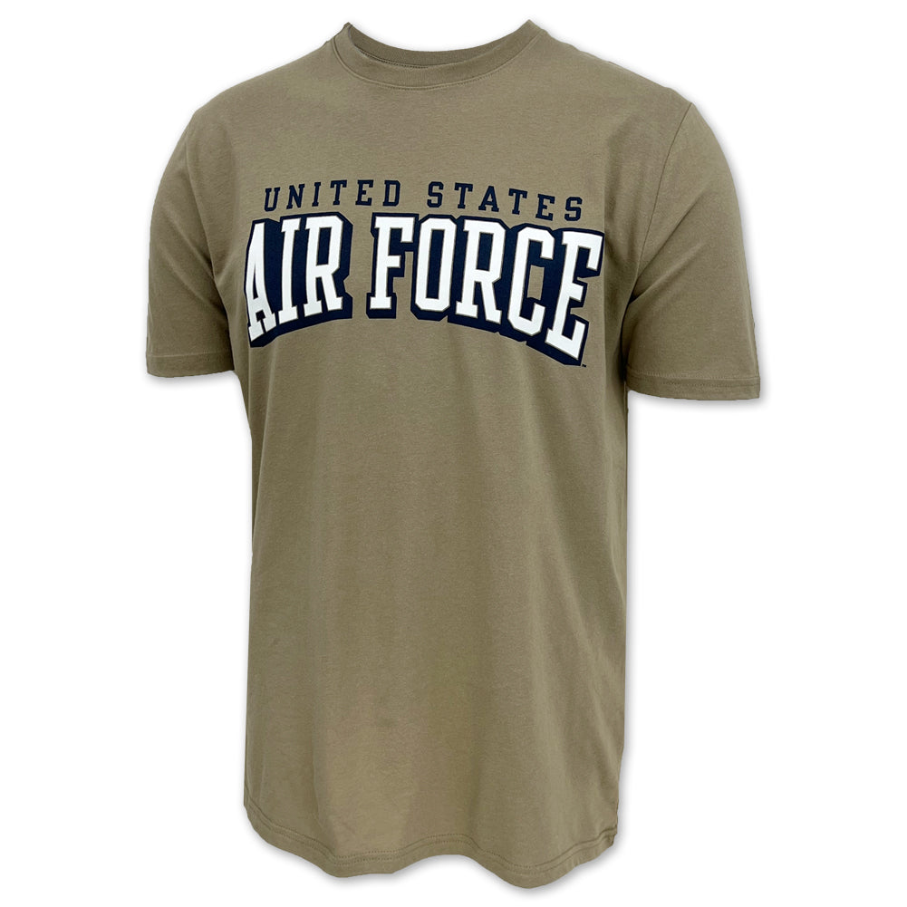 United States Air Force 3D Performance Cotton T-Shirt (Tan)