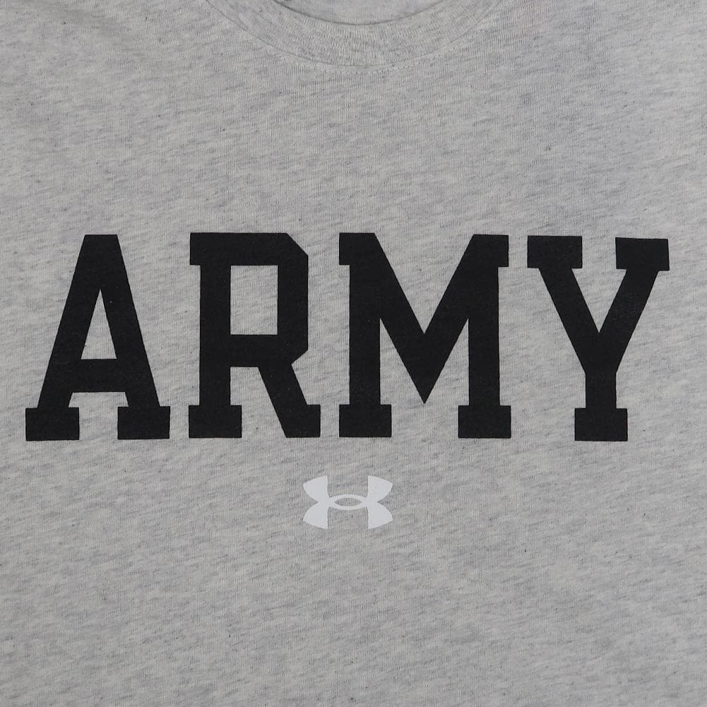 Army Under Armour Performance Cotton T-Shirt (Silver Heather)