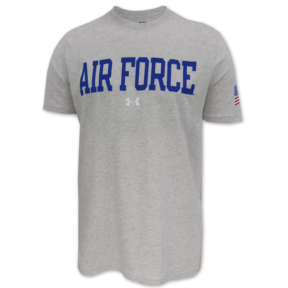 Air Force Under Armour Performance Cotton T-Shirt (Silver Heather)