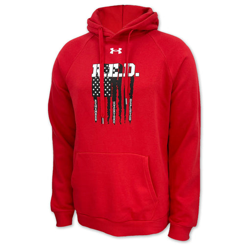 R.E.D. Friday Under Armour All Day Fleece Hood (Red)