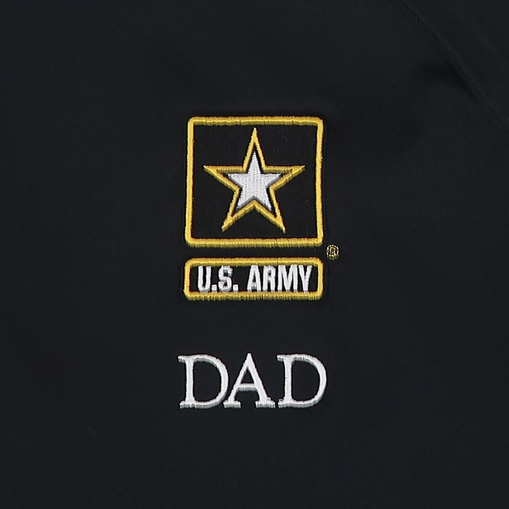 Army Star Dad Under Armour Performance 1/4 Zip (Black)