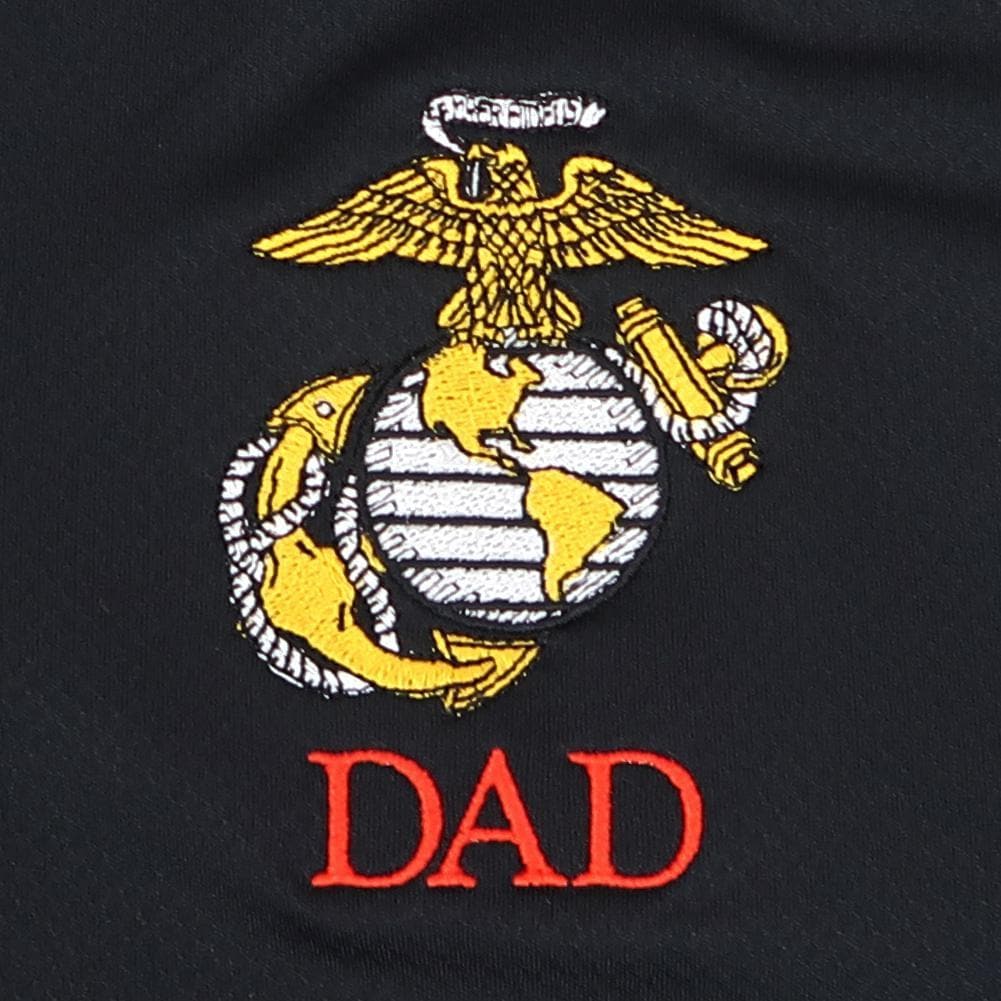 Marines EGA Dad Under Armour Performance 1/4 Zip (Black)