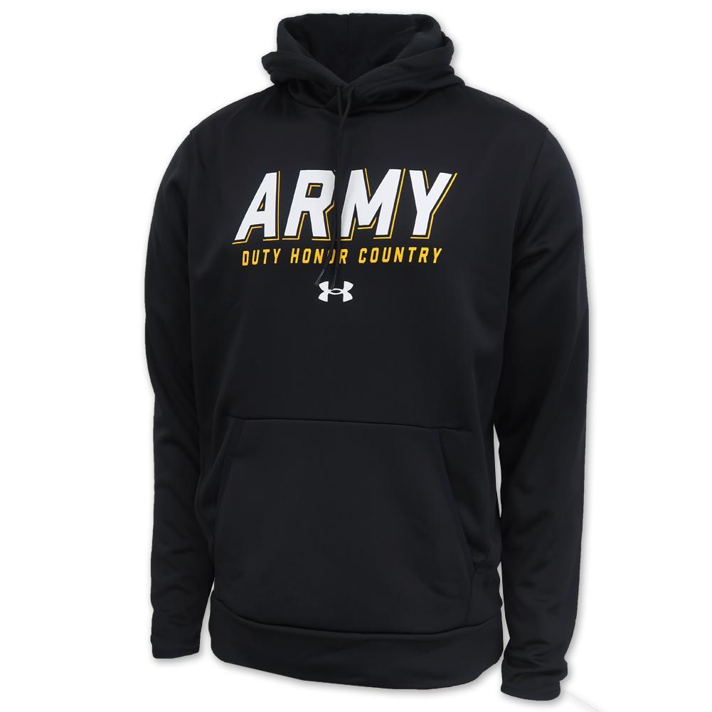 Army Under Armour 2C Duty Honor Country Armour Fleece Hood (Black)