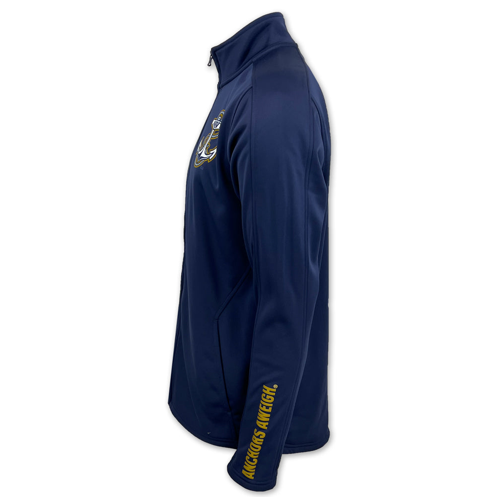 Navy Under Armour Gameday Triad Fleece Jacket (Navy)