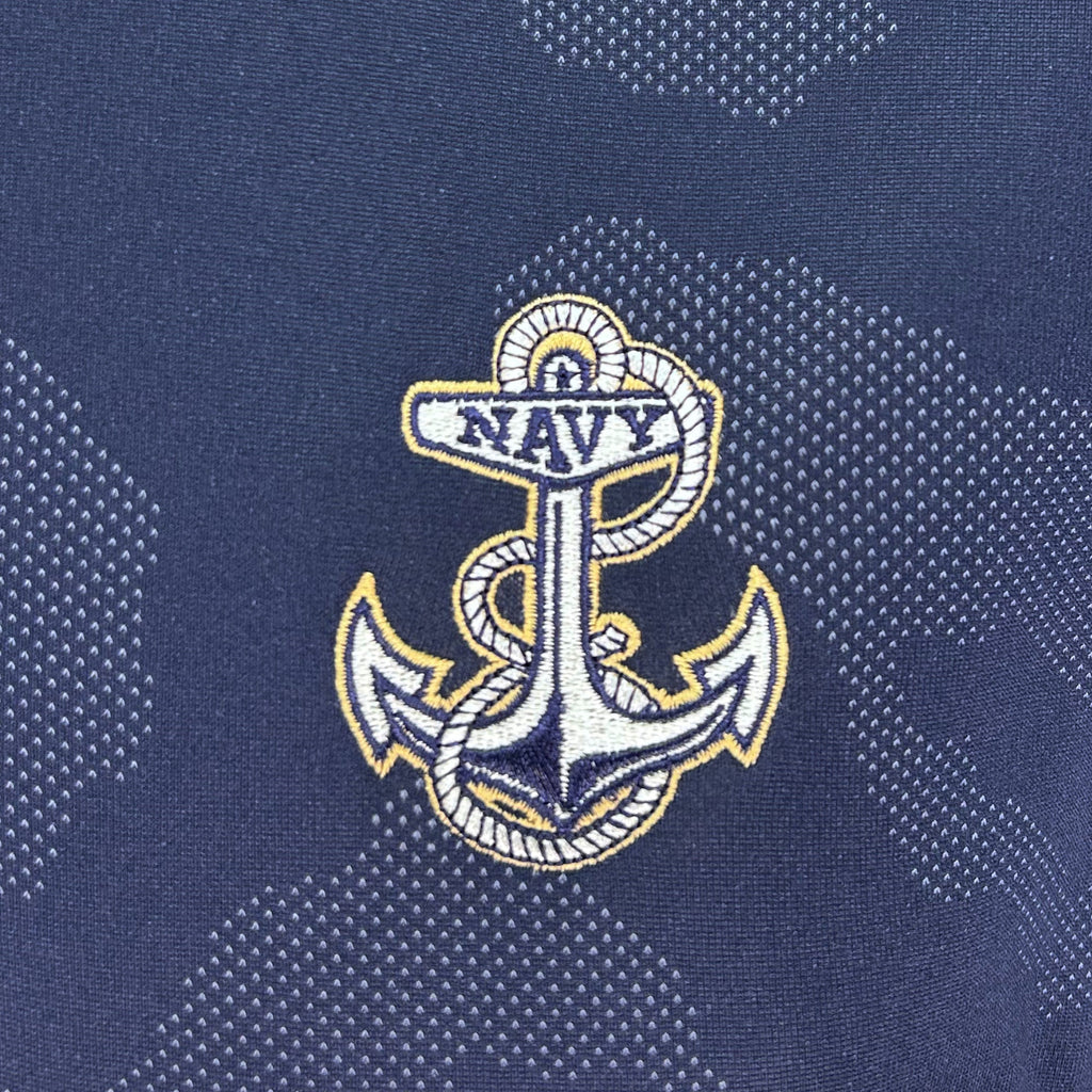 Navy Anchor Under Armour Gameday Lightweight 1/4 Zip (Navy)