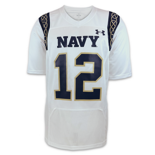 Navy Under Armour Men's Ireland 2023 Football Replica Jersey (White)