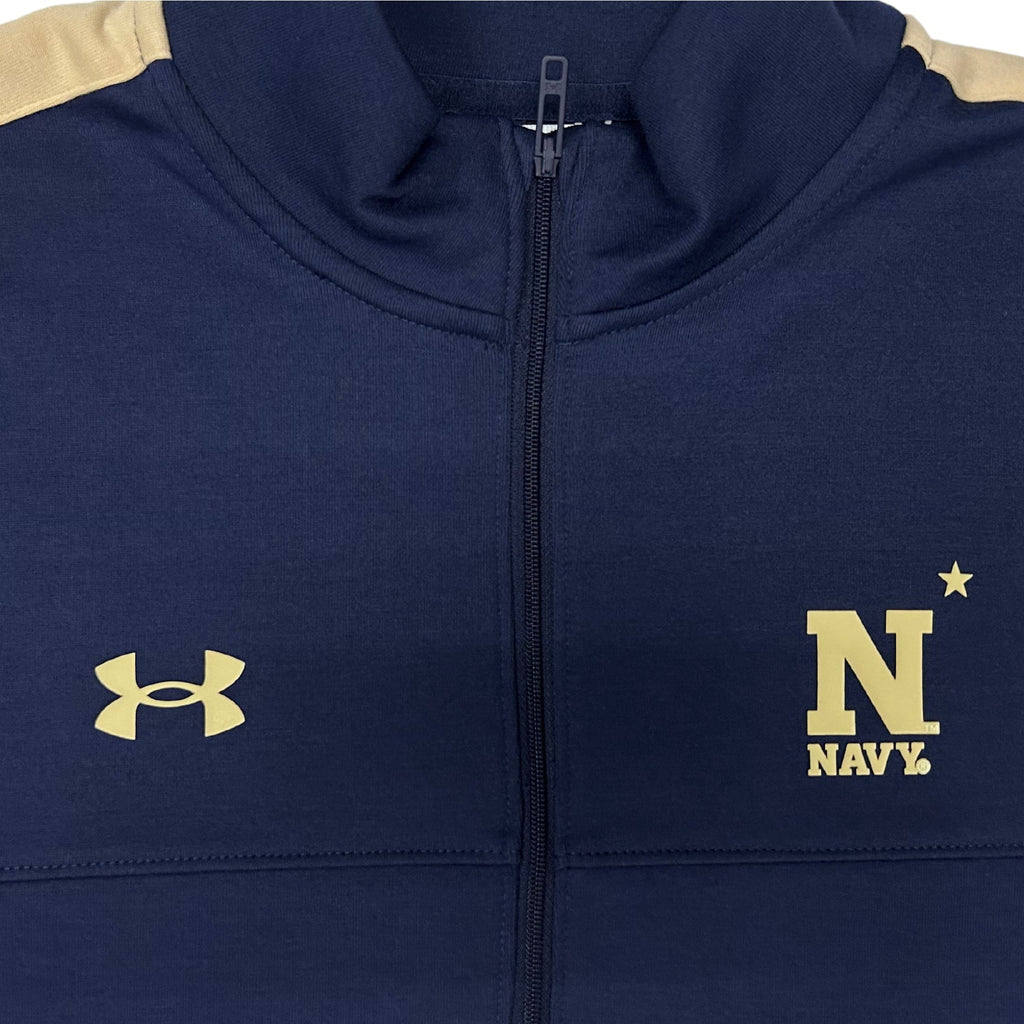 Navy Under Armour N* Sideline Midlayer Half Zip (Navy)