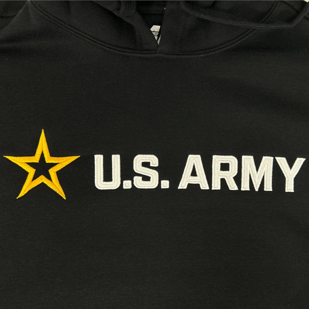 U.S. Army Star Twill Fleece Hood (Black)